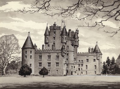 Schloss Glamis von Pat (1907-95) Nicolle