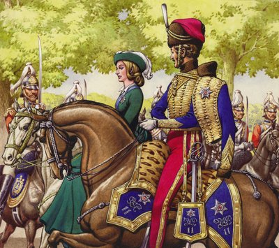 Königin Victoria und Prinz Albert von Pat (1907-95) Nicolle