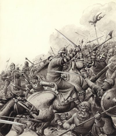 Die Schlacht von Hastings von Pat (1907-95) Nicolle