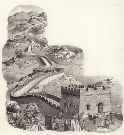 Die Große Mauer von China von Pat (1907-95) Nicolle