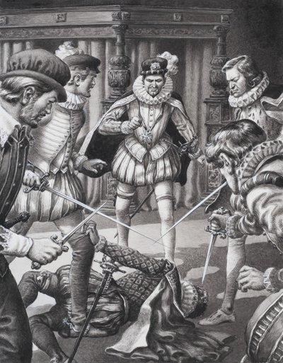 Unidentifizierter Mord von Pat (1907-95) Nicolle