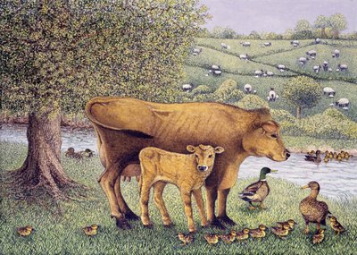 Frisk luft (olje på lerret) av Pat Scott