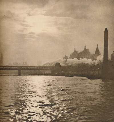 Hvor Iron Road To Dover krysser elven, c1935. av Paterson