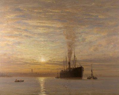 Tilbake til Clyde - Sunset av Patrick Downie