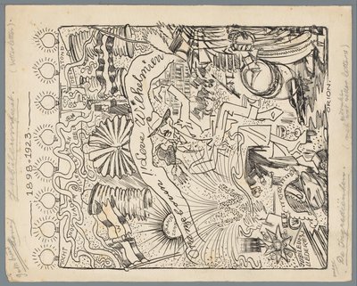 25-årsjubileum for Wilhelminas regjering Jubileumsfeiring 1898-1923 (tittel på objekt) av Patricq Kroon (signed by artist)