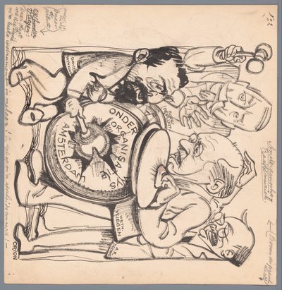 Amsterdam rådmenn Amsterdamsche Raa(d)s musikk (tittel på objekt) av Patricq Kroon (signed by artist)