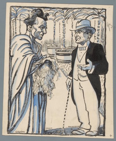 Musch og Byggmester av Patricq Kroon (signed by artist)
