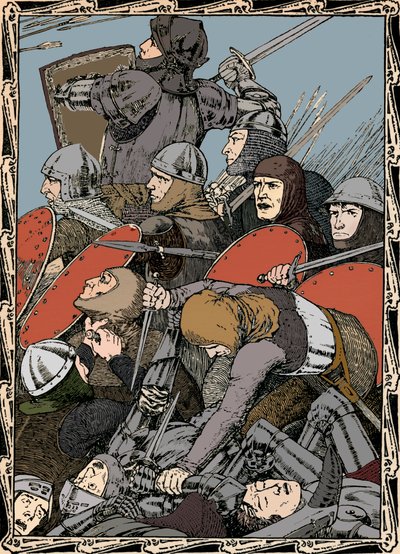 I slaget ved Agincourt, 1902 av Patten Wilson