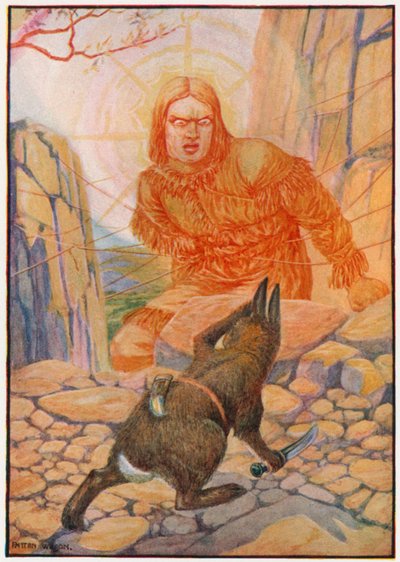 "Kom igjen, Tavwots," ropte solen (farge litho) av Patten Wilson
