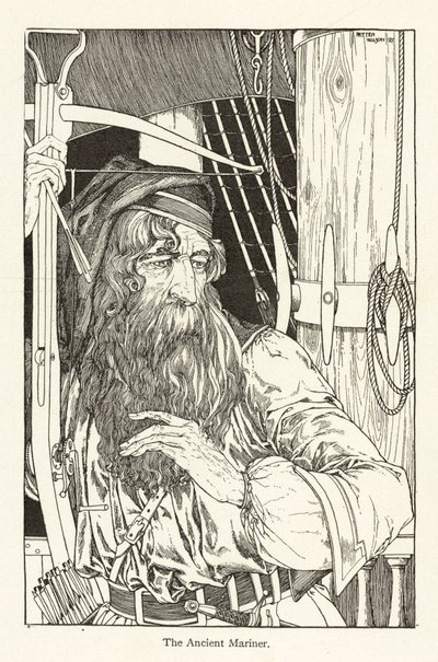 Rime of the Ancient Mariner (gravering) av Patten Wilson