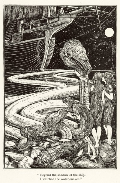 Rime of the Ancient Mariner (gravering) av Patten Wilson