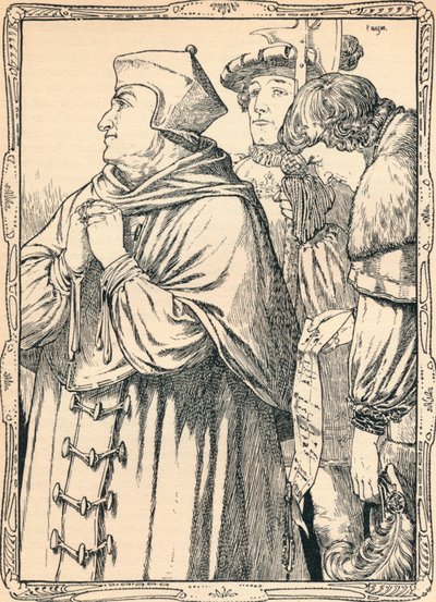 Arrestasjonen av kardinal Wolsey, 1902 av Patten Wilson