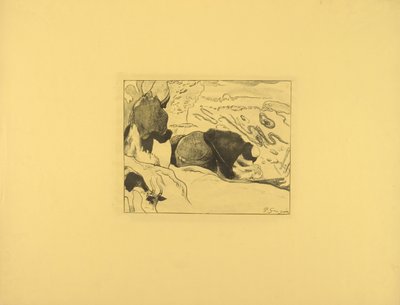 Vaskeriene av Paul Gauguin