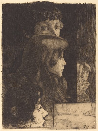 En familie En familie, 1890. av Paul Albert Besnard