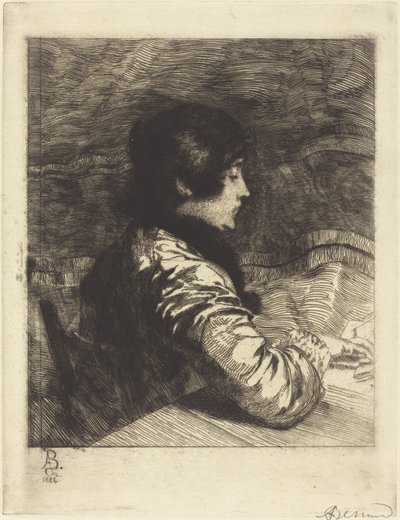 Madame Besnard, 1884. av Paul Albert Besnard