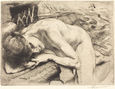 Model adormit pe podea Modelul adormit pe podea, 1885. norvegian av Paul Albert Besnard
