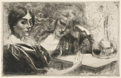 Morfinavhengige Morphinomanes, 1887. av Paul Albert Besnard
