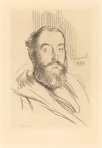 Selvportrett, 1893. av Paul Albert Besnard