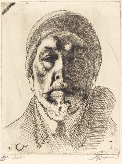 Selvportrett, 1919. av Paul Albert Besnard