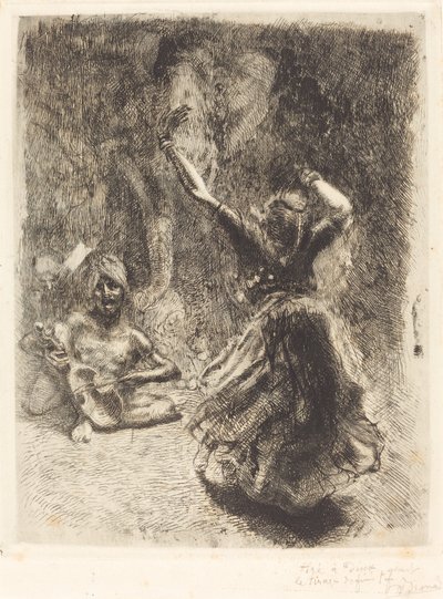 Danseren til Tanjore La bayadère de Tanjore, 1914. av Paul Albert Besnard