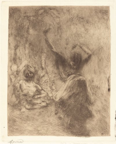 Danseren til Tanjore La bayadère de Tanjore, 1914. av Paul Albert Besnard