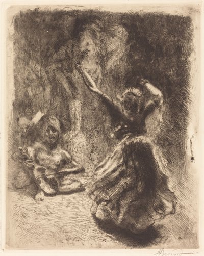 Danseren til Tanjore La bayadère av Tanjore, 1914. av Paul Albert Besnard