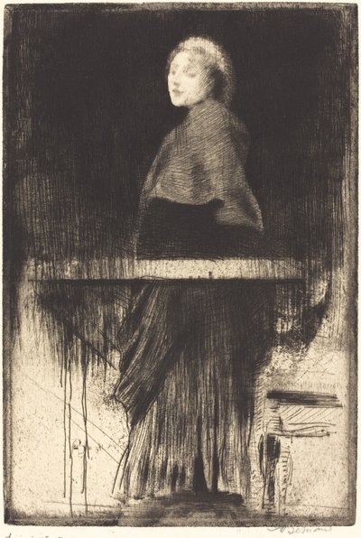 Woman in a Cape Woman in a Cape, 1889. av Paul Albert Besnard