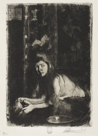 Kvinne med vase, 1894 av Paul Albert Besnard