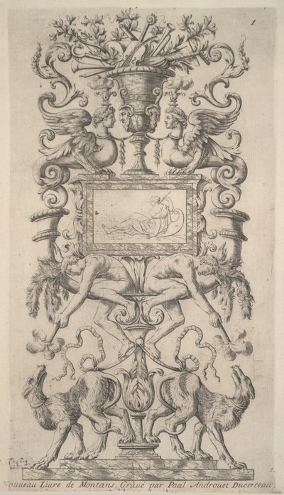 Ornamental design av Paul Androuet Du Cerceau
