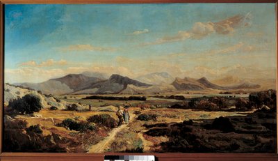The Hills of Allauch Maleri av Paul Camille Guigou (1834-1871) 1862 Marseille, Museum of Fine Arts av Paul Camille Guigou