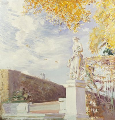 En statue av Venus i Versailles hage, 1896 av Paul Cesar Helleu