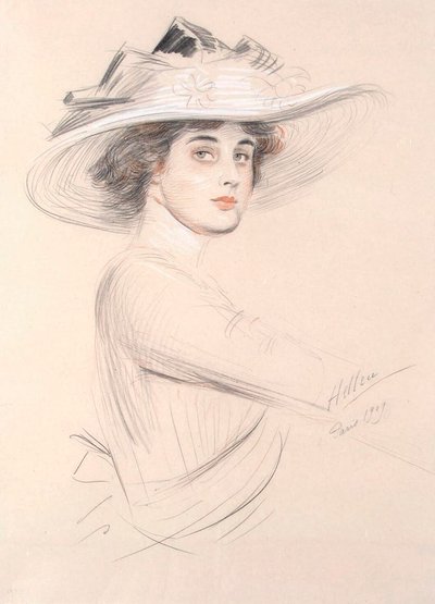 Portrett av en kvinne, 1909. av Paul Cesar Helleu