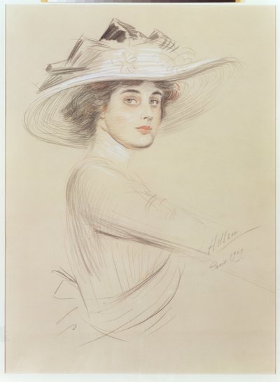 Portrett av en kvinne, 1909 av Paul Cesar Helleu