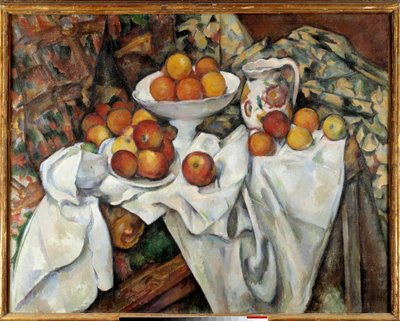 Epler og appelsiner av Paul Cézanne