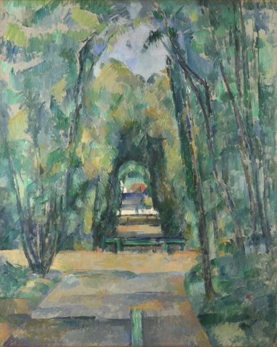 Cezanne, Paul (1839-1906) Avenue at Chantilly Olje på lerret 1888 National Gallery, London 82x66 av Paul Cézanne