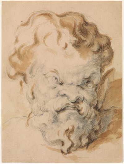 Leder for Silenus av Paul Cézanne