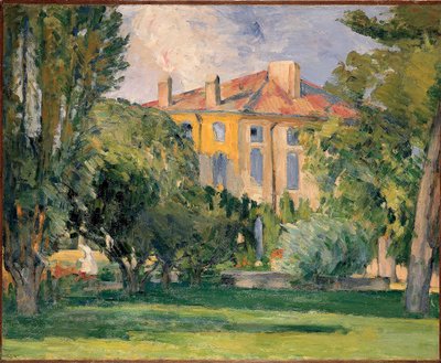The House of Jas de Bouffan av Cezanne, Paul (1839-1906). Olje på lerret, størrelse: 59x71 av Paul Cézanne