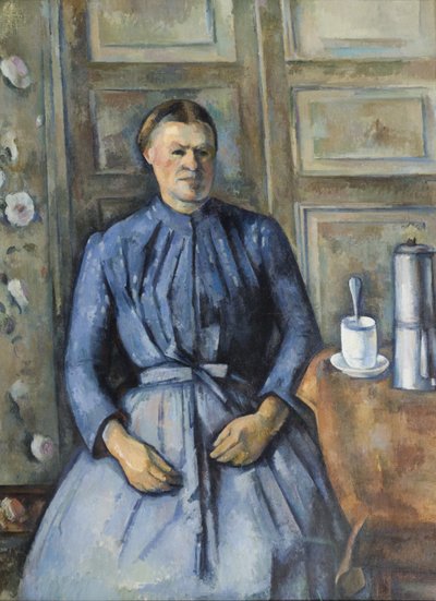 Kvinnen med kaffekannen av Paul Cézanne