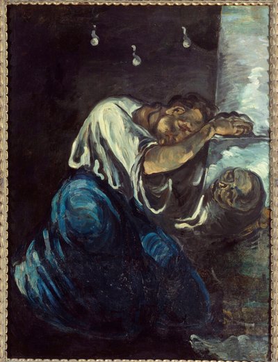 La madeleine ou la pain Maleri av Paul Cezanne (1839-1906) 1869 Søn. 1,65x1,25 m Paris, musee d