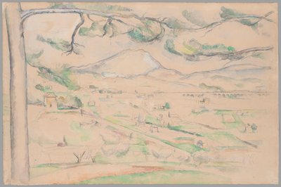 Saint-Victoire-fjellet (Arc-dalen) av Paul Cézanne