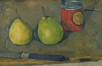 Pærer og kniv av Paul Cézanne