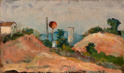 Railroad Cut av Paul Cézanne