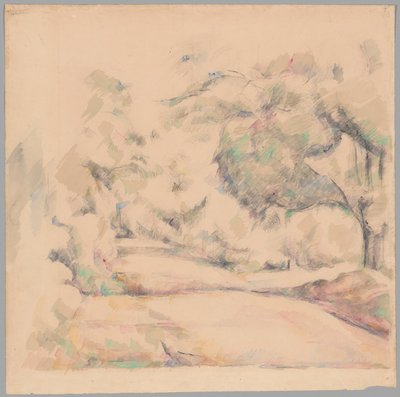 Vei i Provence av Paul Cézanne