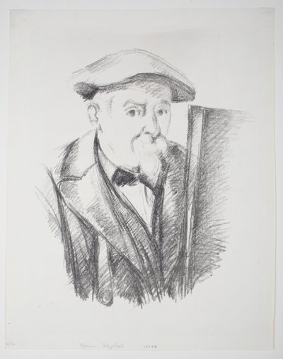 Selvportrett av Paul Cézanne