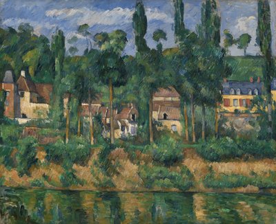 Chateau de Medan, ca. 1880 (olje på lerret) av Paul Cézanne