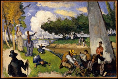 Fiskerne (fantastisk scene) av Paul Cézanne