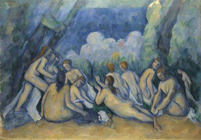 The Large Bathers, ca. 1900-05 (olje på lerret) av Paul Cézanne