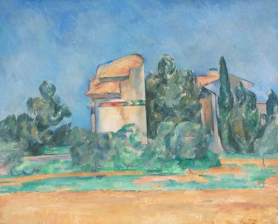 Duetårnet på Bellevue av Paul Cézanne