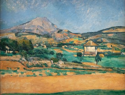The Plain av Montagne Sainte-Victoire. Utsikt fra Valcros av Paul Cézanne