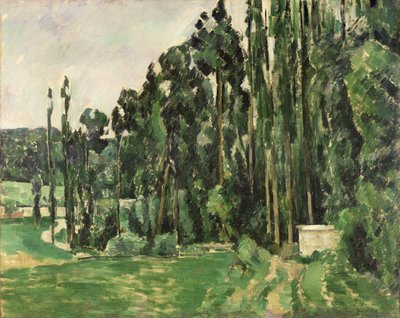 The Poplars, ca. 1879-82 (olje på lerret) av Paul Cézanne